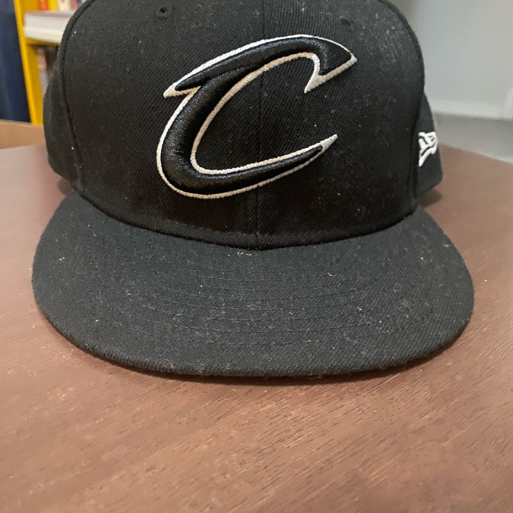 New Era Black Cap with White Logo